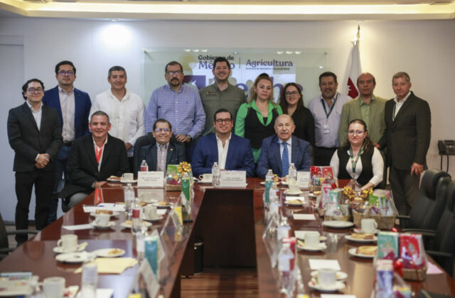 Reunión institucional para el convenio de Leche para el Bienestar e Inafed